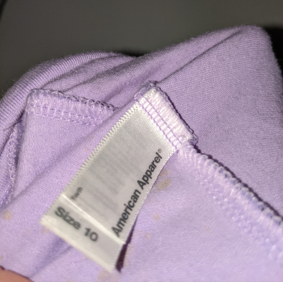 10/$25 Stretchy high waisted lavender skater skirt - Picture 4 of 4